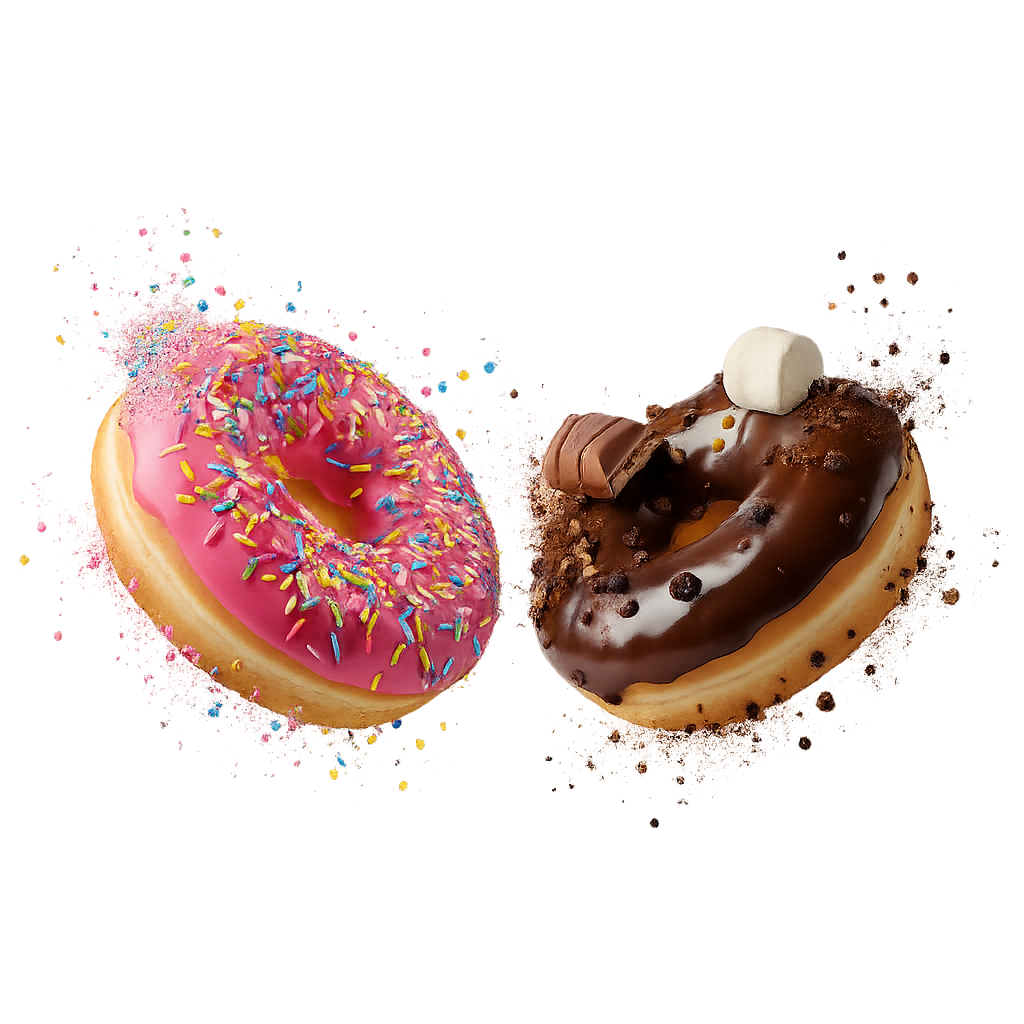 Donuts com massa fofinha no Méier